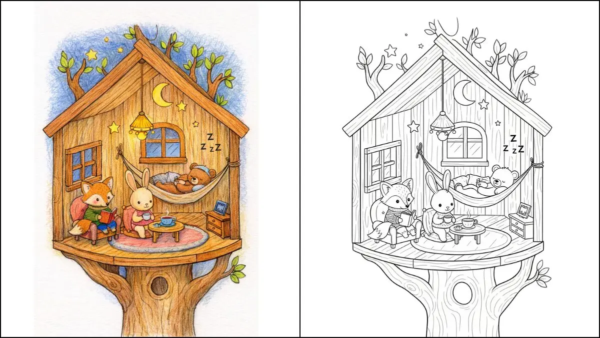 Cute Animals Coloring Pages