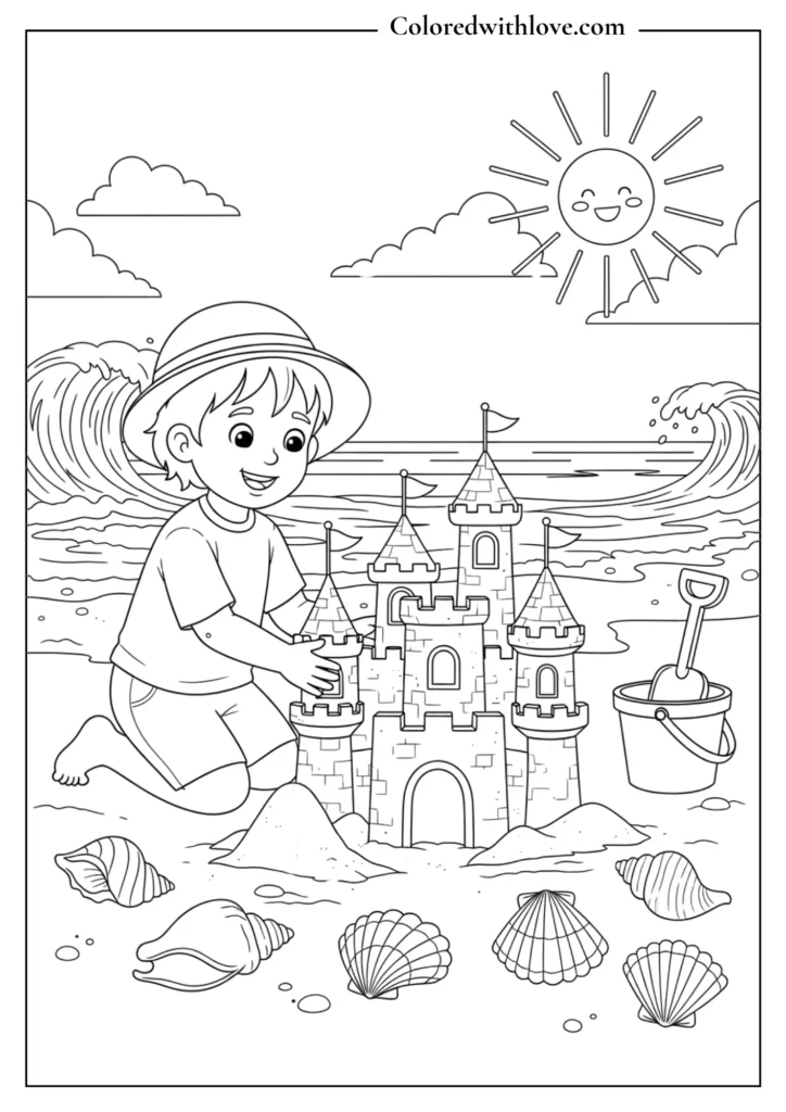 Summer coloring pages
