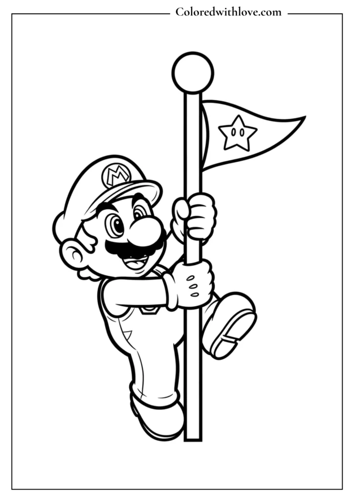 Mario Coloring Pages