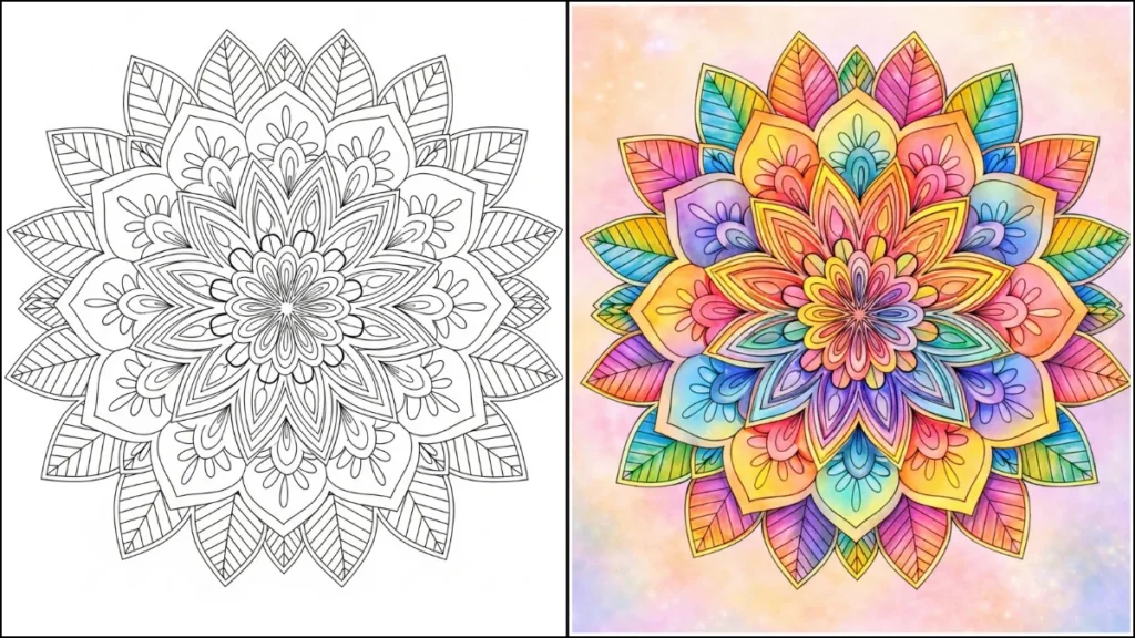Mandala coloring pages (+30 beautiful printable sheets)