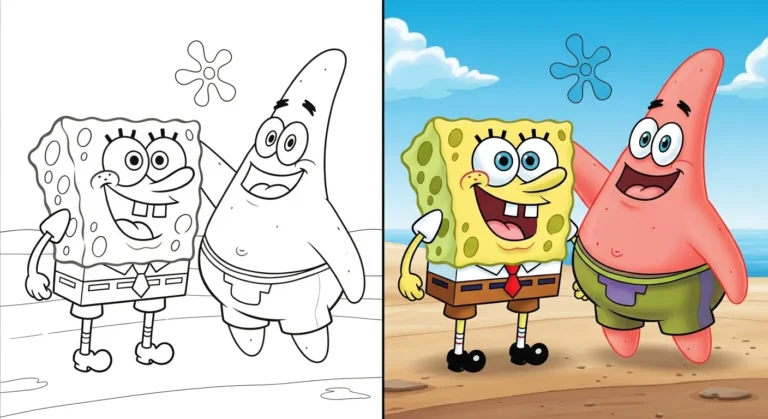 Sponge Bob Coloring Pages