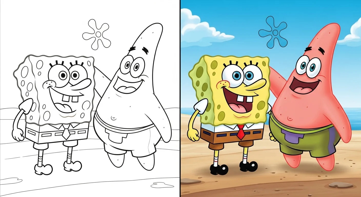 Sponge Bob Coloring Pages