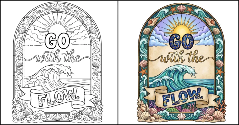 Motivational Coloring Pages