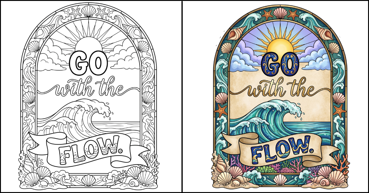 Motivational Coloring Pages