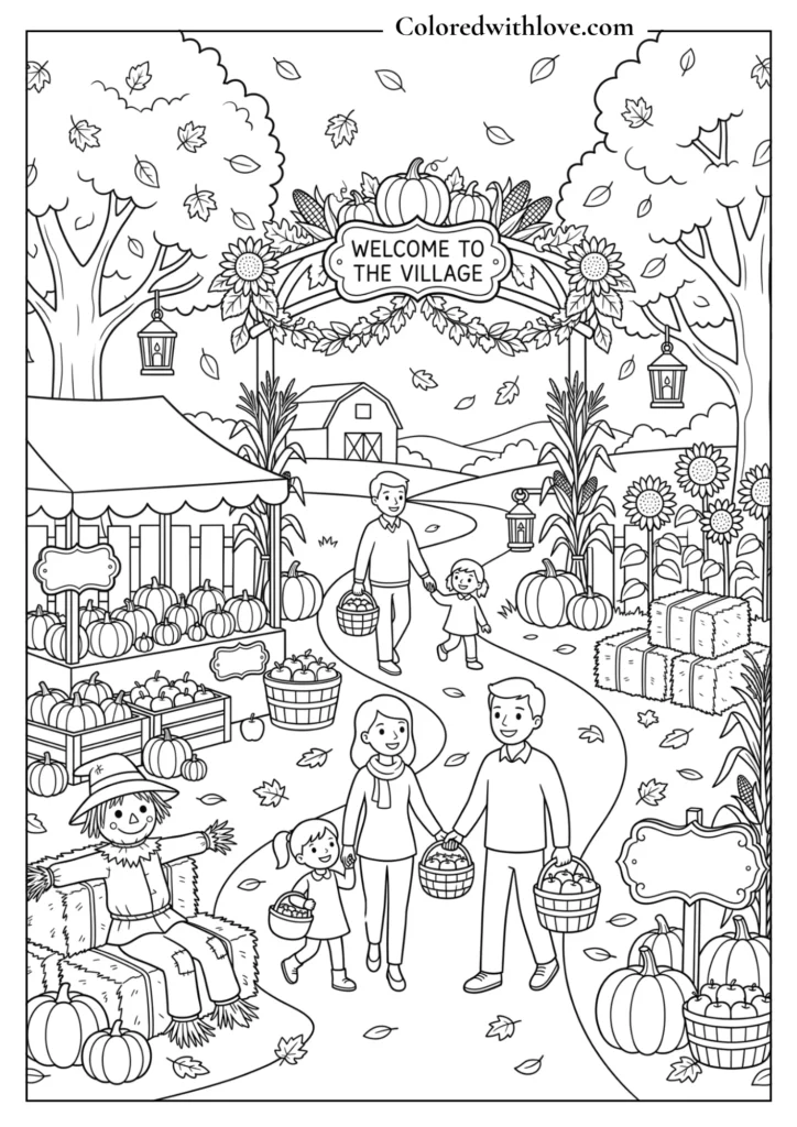 Fall Coloring Activities
